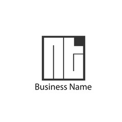 Initial letter NT logo template Design