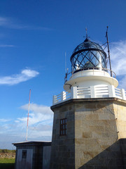 Estaca de Bares Lighthouse in the Province of A Coruna, Galicia, Northern Spain.