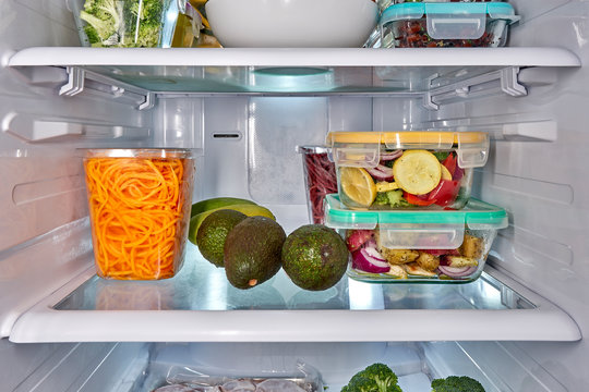 Healthy Ingredients Prepped for Easy Cooking at Mealtime