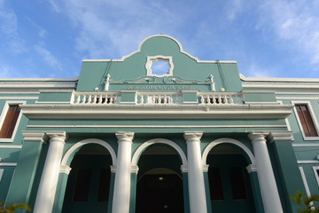 Jose Julian Acosta School on Plaza de Colon in Old San Juan, Puerto Rico.