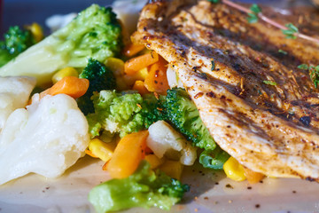 Beautiful cooked chicken dish