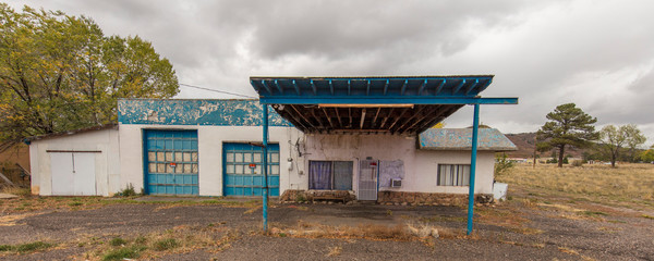 Deserted gas station, Chama New Mexico
