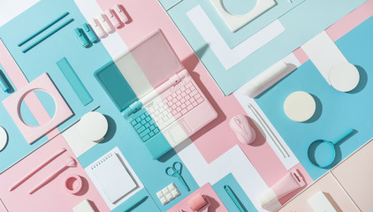 Office supplies composition.