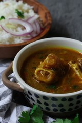 Homemade Lamb stew or Mutton curry