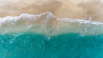 Fototapeta premium Aerial view of the ocean