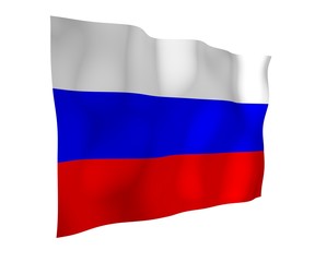 Waving flag of Brazil. Ordem e Progresso. Order and progress. Rio de Janeiro. South America. State symbol. 3D illustration