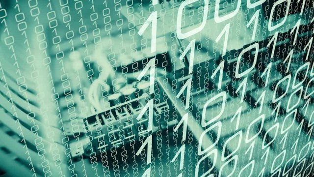 Binary code computer machine learning algorithm 4k