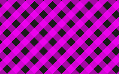 Tablecloth gingham pattern for plaid,background,tablecloths for textile articles,pink and black cell,illustration.EPS-10.