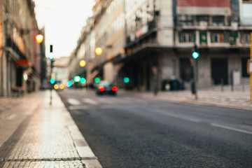 Abstract urban scenes.