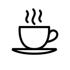 cup of coffee outline