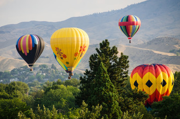 Early Morning Launch of Hot Air Balloons
