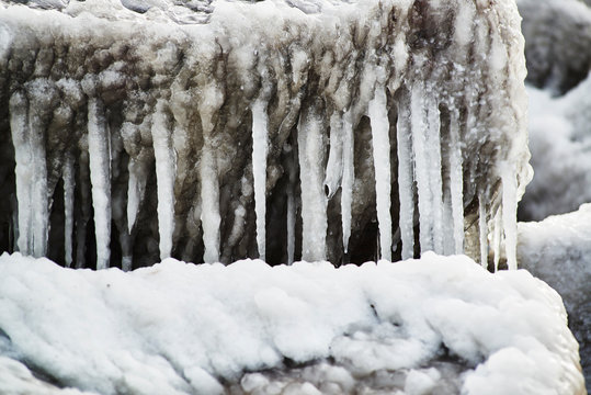Ice Covered Rocks