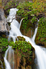 Wonderful cascade little capture in Plitvice Lakes, Croatia