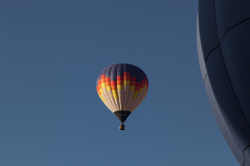 hot air balloons - freedom and adventure concept