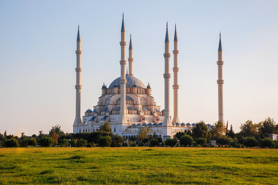 Magnificent central park mosque.