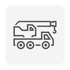 mobile crane icon