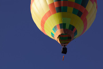 hot air balloons - freedom and adventure concept