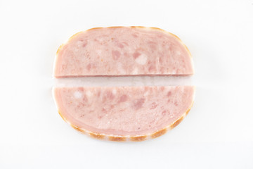 焼く前のハムステーキ