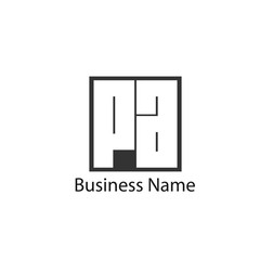Initial letter PA Logo Template Design