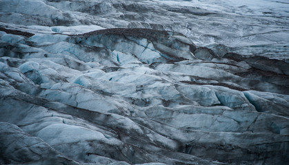 Northern sky and water of Svalbard