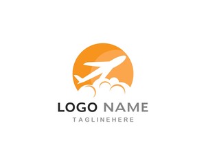 Plane logo vector
