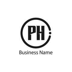 Initial letter PI Logo Template Design