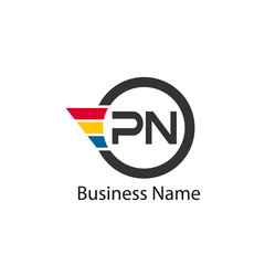Initial letter PN Logo Template Design