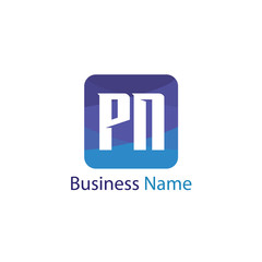 Obraz premium Initial letter PN Logo Template Design
