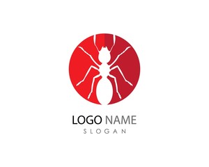 Ant Logo template vector illustration design
