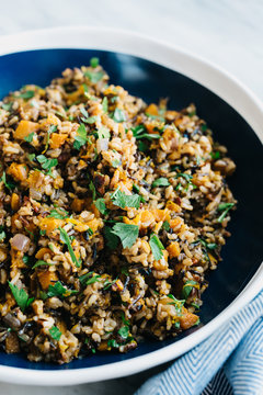 Butternut Squash Rice Pilaf