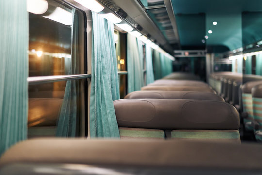 Train wagon interior