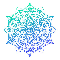 mandala pattern design vector