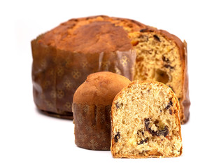 Loaf of Panettone a Christmas Sweet Bread