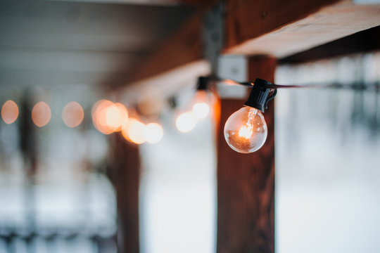 Vintage styled Christmas lights