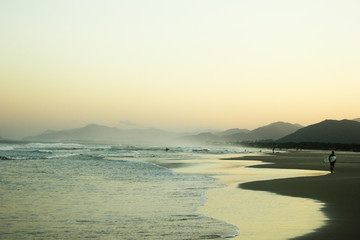 Fototapeta premium sunset on beach