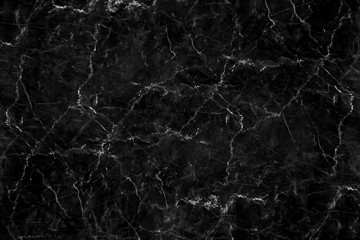 Obraz na płótnie Canvas Luxury of black marble texture and background for decorative design pattern art work. Marble with high resolution