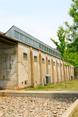 Fototapeta na wymiar abandoned building appearance