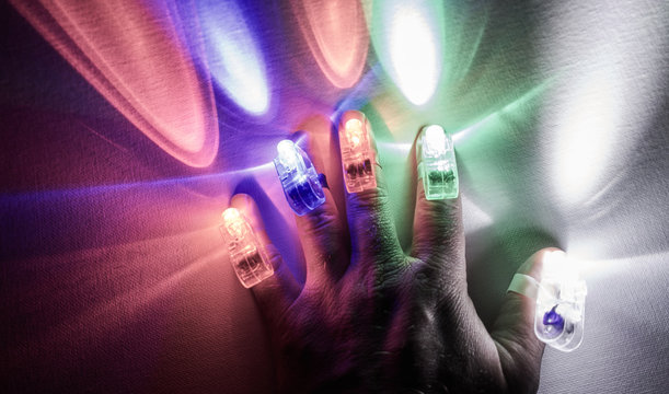 multi-color finger lights 