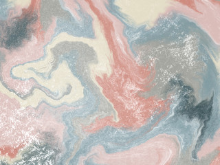 Fototapeta premium Abstract paint background. Acrylic texture with marble. Drawing art creative. Trendy 2019.