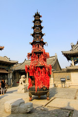 Jijue Temple building scenery, China