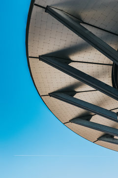 Lines & perspective of modern architecture in Copenhagen, Denmark