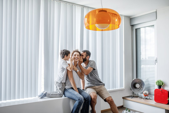Family Enjoying at Home