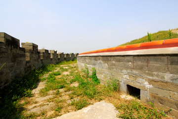 Fototapeta na wymiar Glazed tile walls Eastern Tombs of the Qing Dynasty, China..