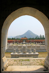 Fototapeta premium traditional Chinese style landscape architecture