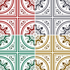 Fototapeta premium beautiful tile pattern