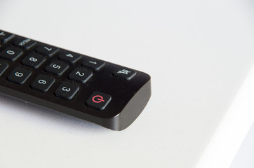 TV Remote on a white background