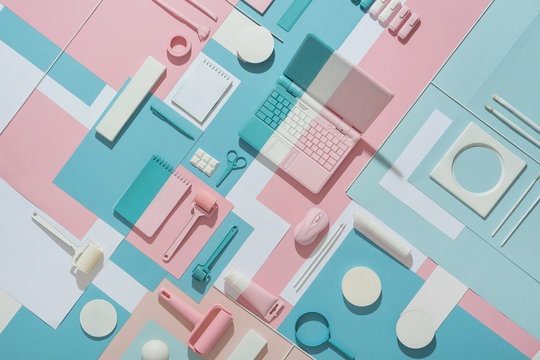 Office supplies composition.