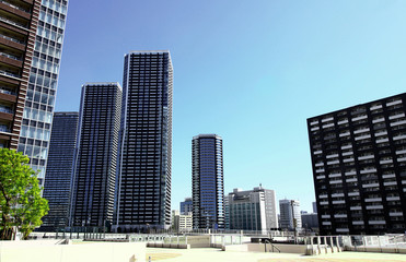 Tower apartment in Tokyo