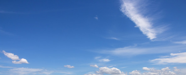 Blue sky and little Cloud