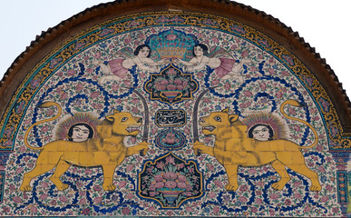 Naranjestan traditional Persian house, Shiraz, Iran